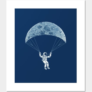 Moon landing Posters and Art